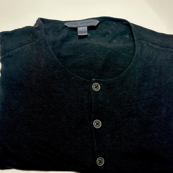 John Varvatos Dark Gray Men's Cardigan - Picture 1 of 8